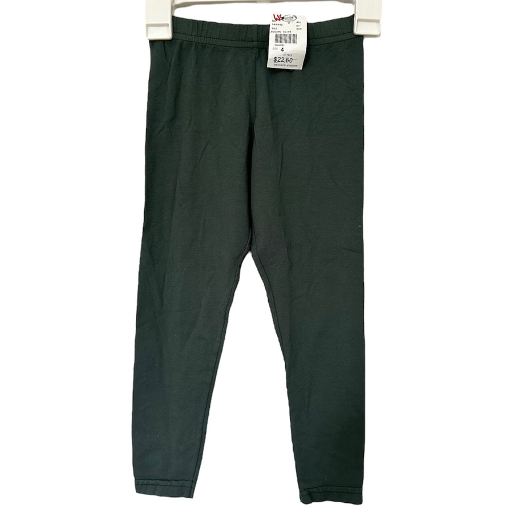 Dark Green Leggings NWT girls